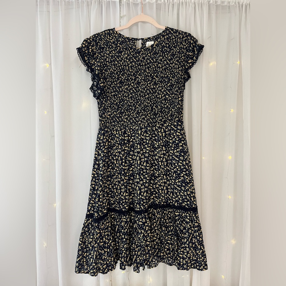 Floral Navy Women’s Summer Dress